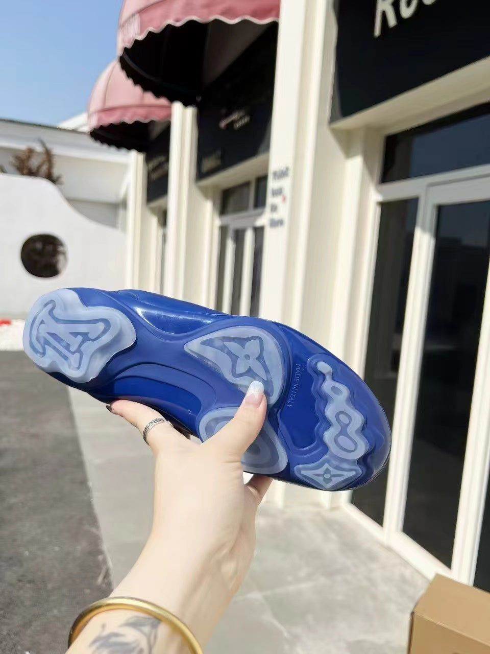 LV Soccer Sneaker Blue