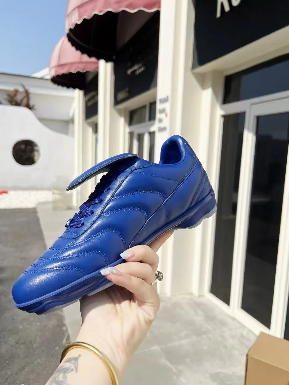 LV Soccer Sneaker Blue