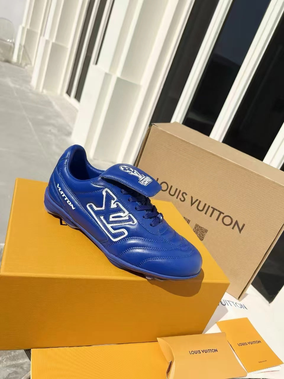 LV Soccer Sneaker Blue