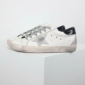 Golden Goose Super-Star Suede Star Black Heel Tab