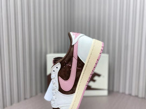 AJ1 Low Travis Scott Dark Pony | Pink Oxford