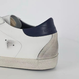 Golden Goose Ball-Star Suede Star Blue Heel Tab