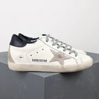 Golden Goose Super-Star Suede Star Black Matte Heel Tab