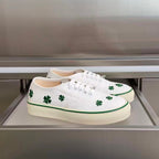Saltwind Sneaker Clover on White Cotton