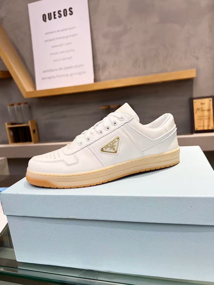 Prada Downtown Black Ivory Leather