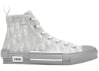 B23 High Top Logo Oblique Grey Monogram
