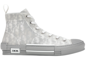 B23 High Top Logo Oblique Grey Monogram