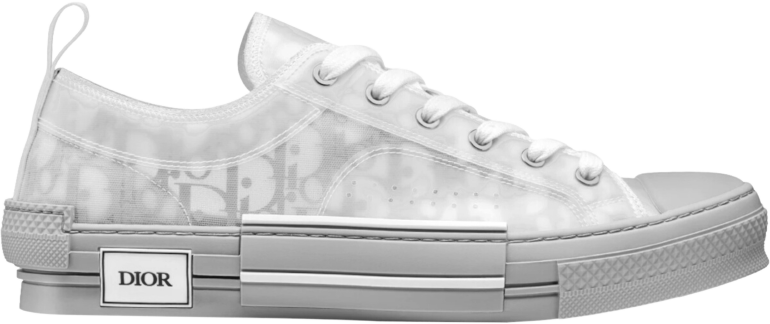 B23 Low Logo Oblique Grey Monogram