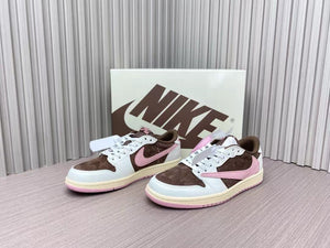 AJ1 Low Travis Scott Dark Pony | Pink Oxford