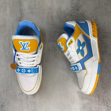 Load image into Gallery viewer, LV Trainers Velcro Blue Yellow

