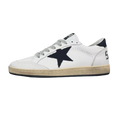 Golden Goose Ball-Star Black Star Black Heel Tab White