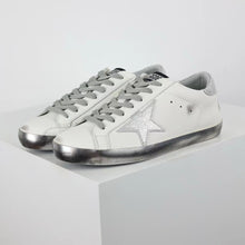 Load image into Gallery viewer, Golden Goose Ball-Star Silver Star Silver Heel Tab Silver Base
