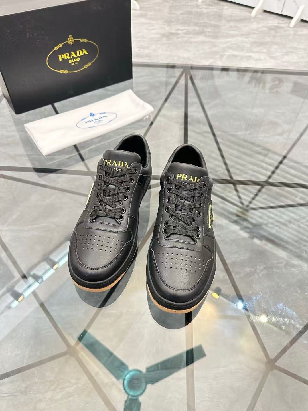 Prada Downtown Black Nappa Leather