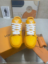 Load image into Gallery viewer, LV Trainers Yellow Embossed Monogram
