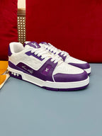 LV Trainers #54 Monogram Denim Purple