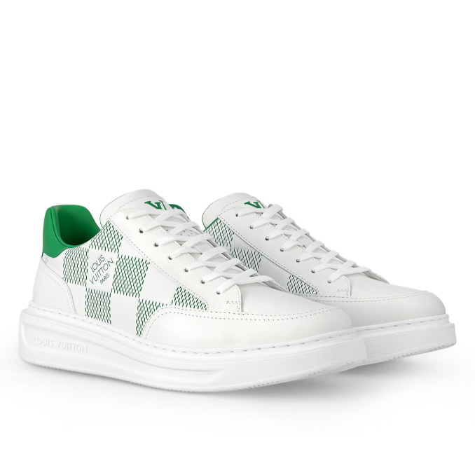 LV Trainers Beverly Hills Sneakers Green