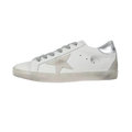 Golden Goose Super-Star Suede Star Silver Heel Tab