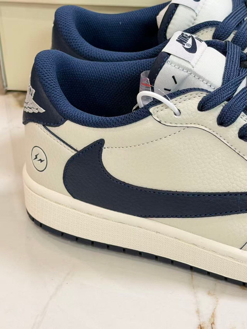 AJ1 Low Travis Scott x Fragment Navy Customs