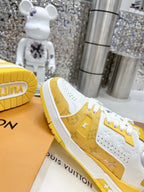 LV Trainers #54 Monogram Denim Yellow