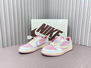 AJ1 Low Travis Scott Shy Pink