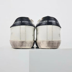 Golden Goose Super-Star Glitter Star Black Heel Tab