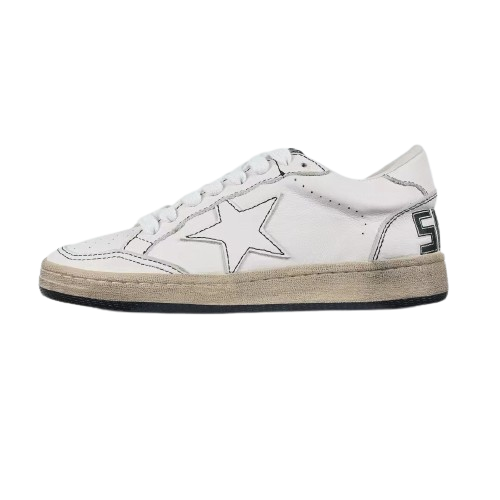 Golden Goose Ball-Star White Star White Heel Tab