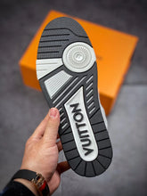 Load image into Gallery viewer, LV Trainers Velcro Strap Monogram Denim Black
