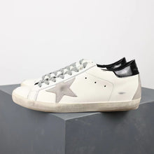 Load image into Gallery viewer, Golden Goose Super-Star Suede Star Black Glossy Heel Tab
