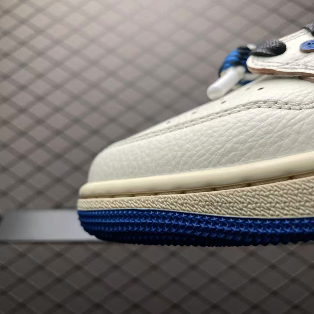 AJ1 Low Travis Scott x Fragment Military Blue