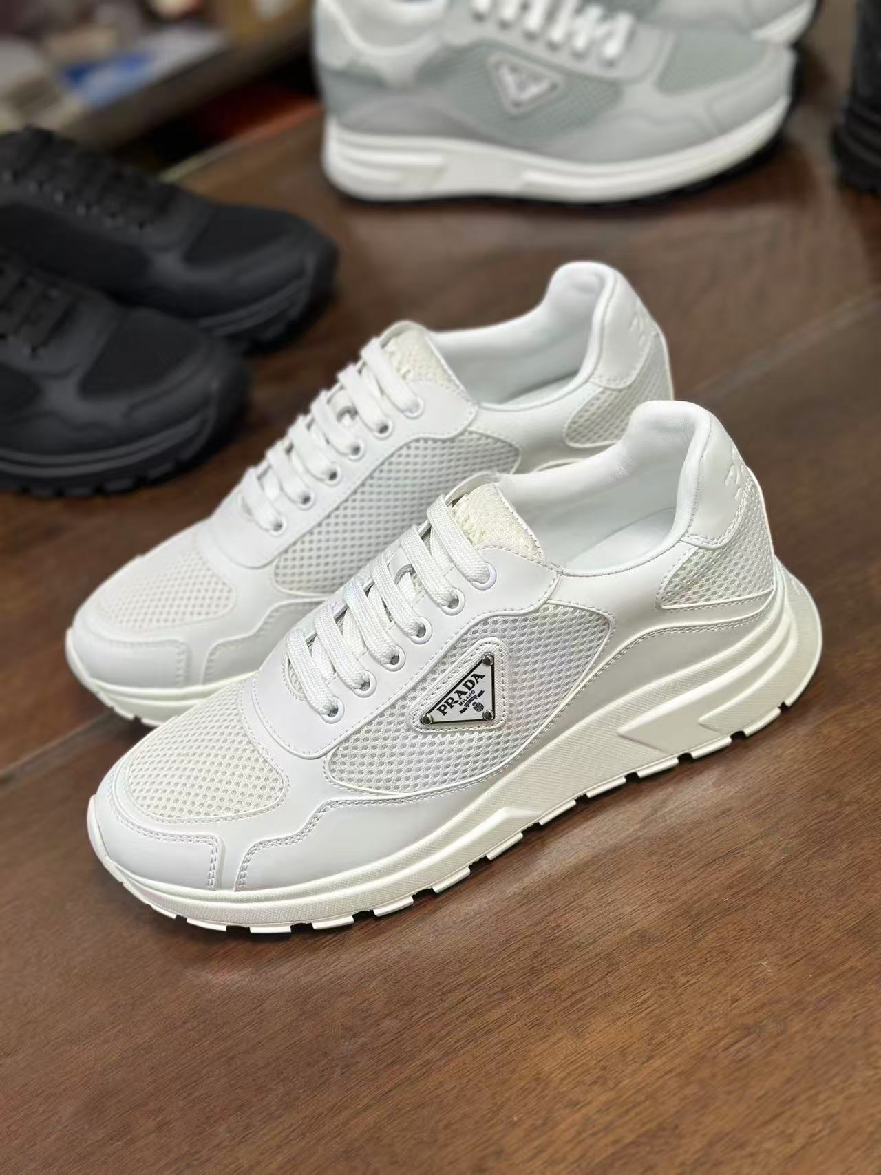 Prada Prax 2.0 White Mesh