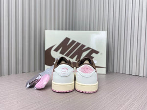 AJ1 Low Travis Scott Dark Pony | Pink Oxford