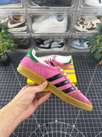 Gucci x Gazelle Pink Velvet