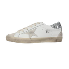 Golden Goose Super-Star Suede Star Glitter Heel Tab