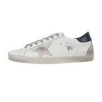 Golden Goose Ball-Star Suede Star Blue Heel Tab