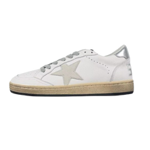 Load image into Gallery viewer, Golden Goose Ball-Star Suede Star Silver Heel Tab
