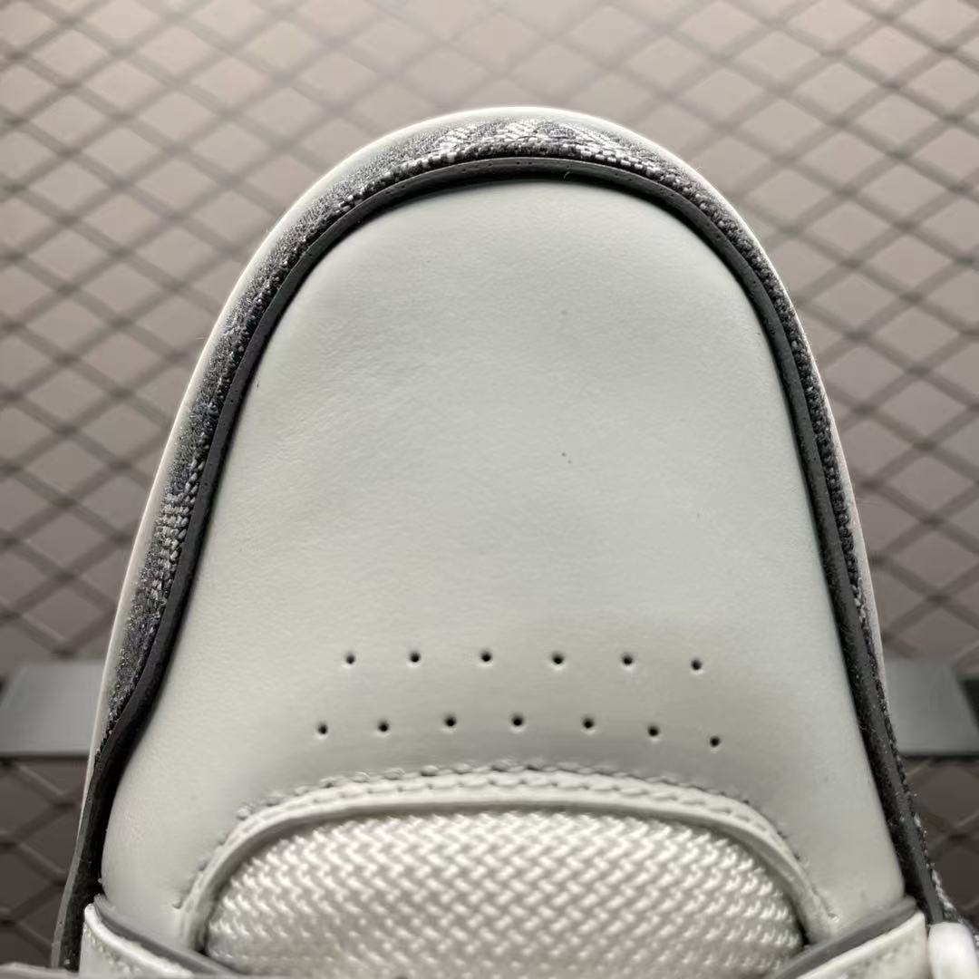 LV Trainers Velcro Denim Grey