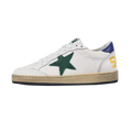 Golden Goose Ball-Star Green Star Blue Heel Tab