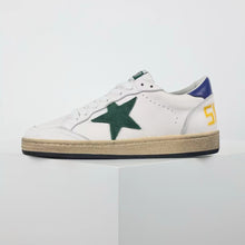 Load image into Gallery viewer, Golden Goose Ball-Star Green Star Blue Heel Tab
