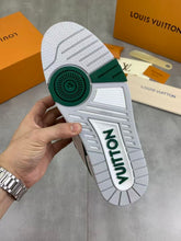 Load image into Gallery viewer, LV Trainers Green | White
