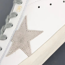 Load image into Gallery viewer, Golden Goose Super-Star Suede Star White Heel Tab
