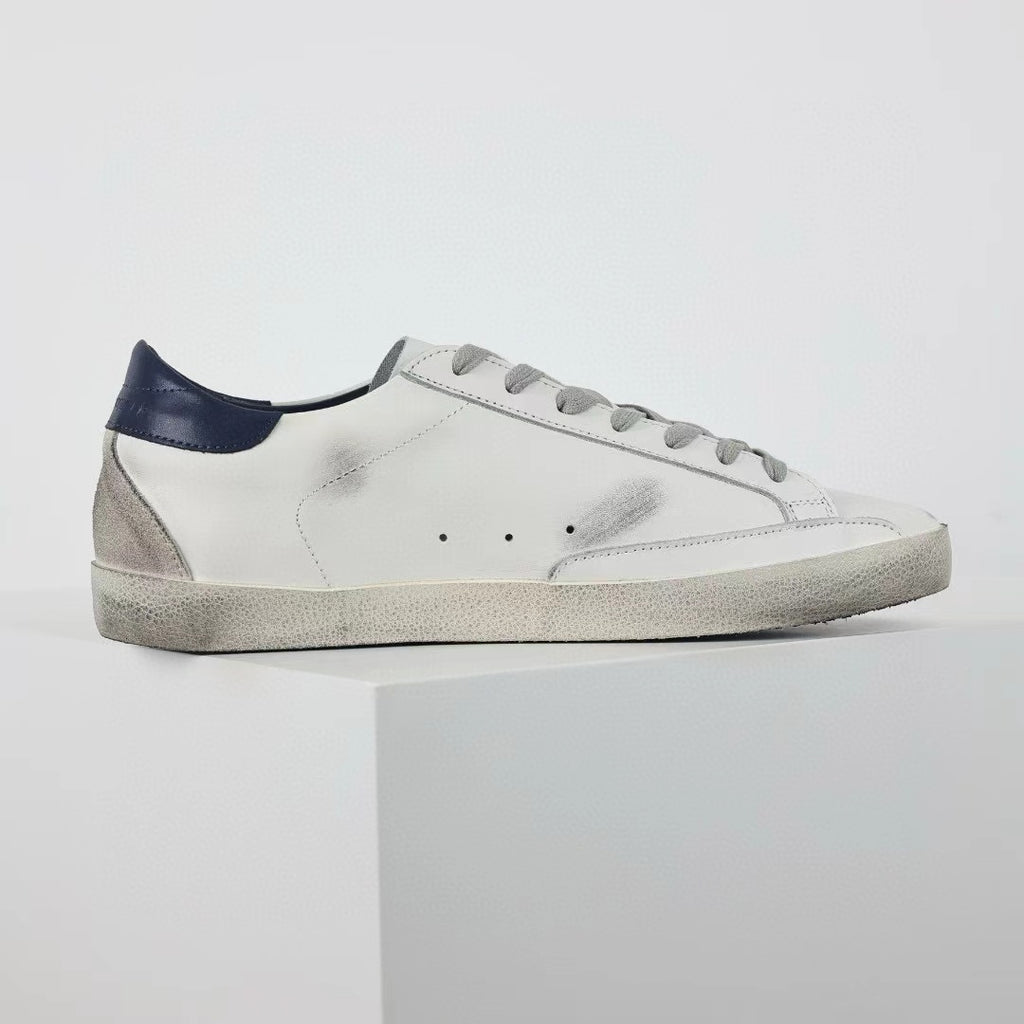 Golden Goose Ball-Star Suede Star Blue Heel Tab