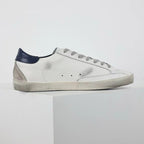 Golden Goose Ball-Star Suede Star Blue Heel Tab