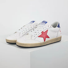 Load image into Gallery viewer, Golden Goose Ball-Star Red Star Blue Heel Tab
