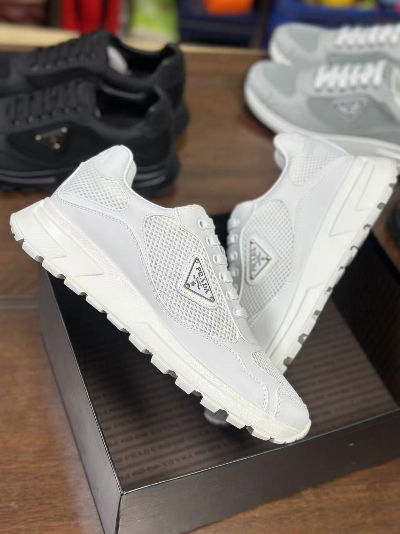 Prada Prax 2.0 White Mesh