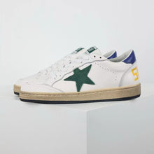 Load image into Gallery viewer, Golden Goose Ball-Star Green Star Blue Heel Tab
