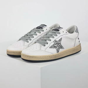 Golden Goose Ball-Star Glitter Star Glitter Heel Tab