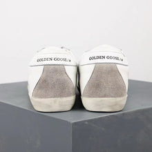 Load image into Gallery viewer, Golden Goose Super-Star Suede Star White Heel Tab
