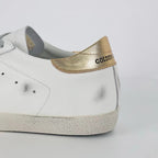 Golden Goose Super-Star Suede Star Gold Heel Tab