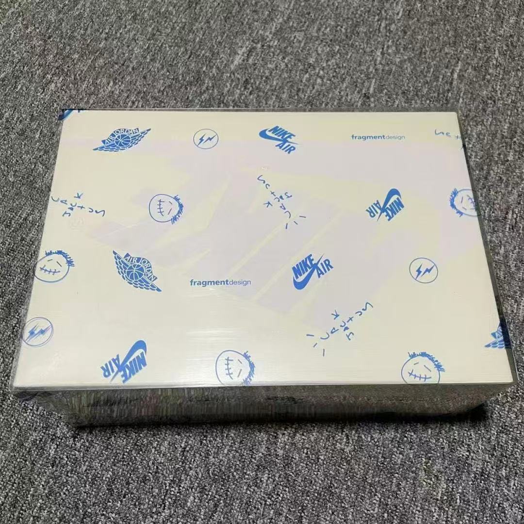 AJ1 Low Travis Scott x Fragment Military Blue