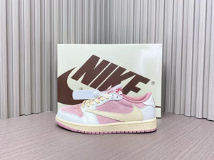 AJ1 Low Travis Scott Shy Pink